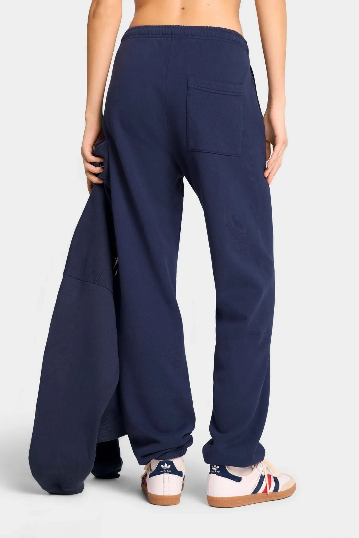 Sporty & Rich Vendome Resort Sweatpant - Navy/ White