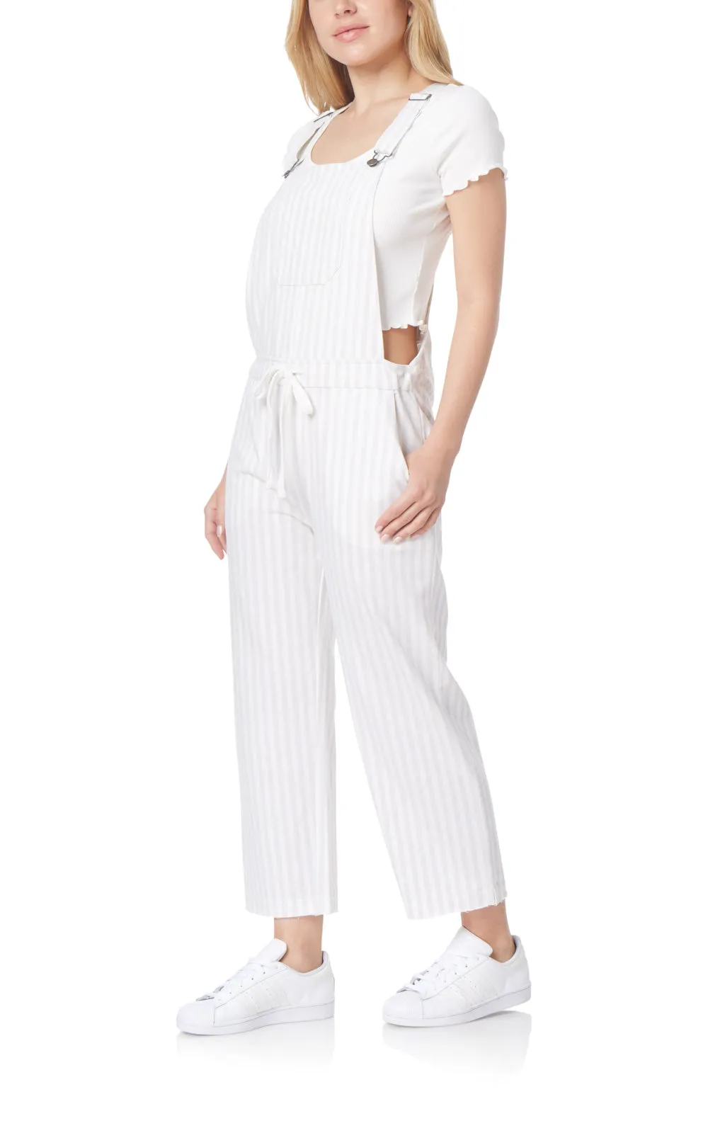 Straight Crop Overall