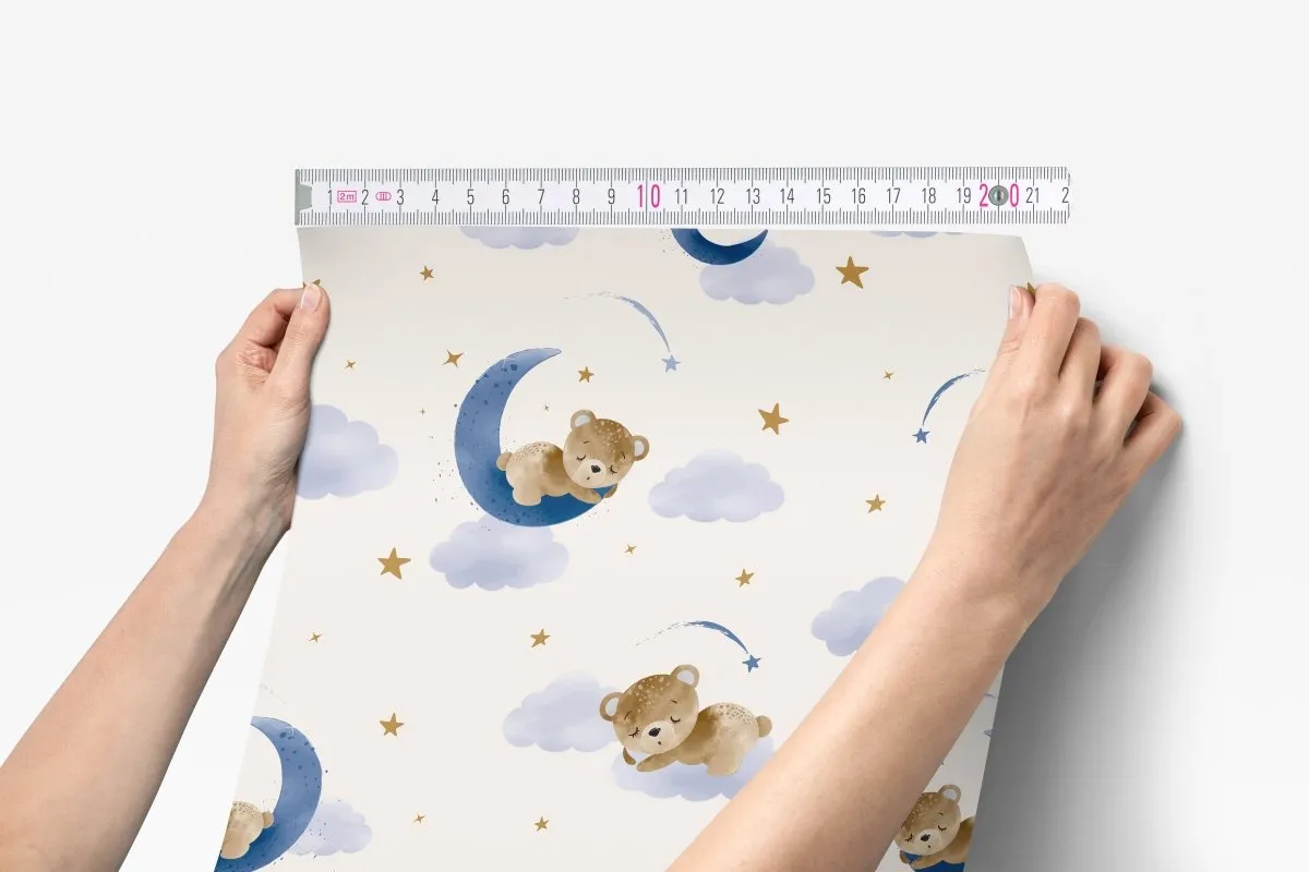 Teddy Bear Peel & Stick Wallpaper