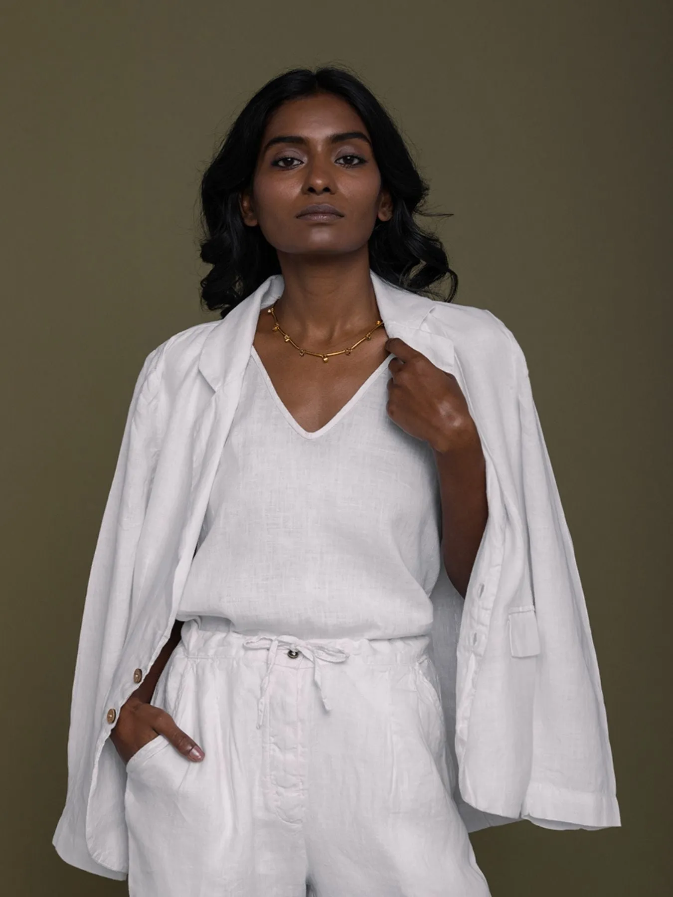 The She's Everything Blazer, Coconut White