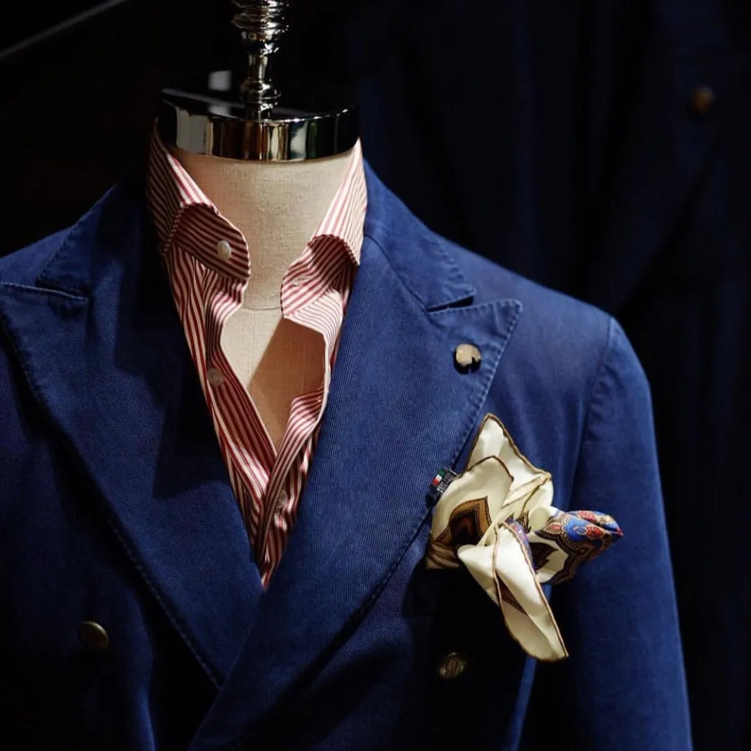 Vanilla Chianti Pocket Square