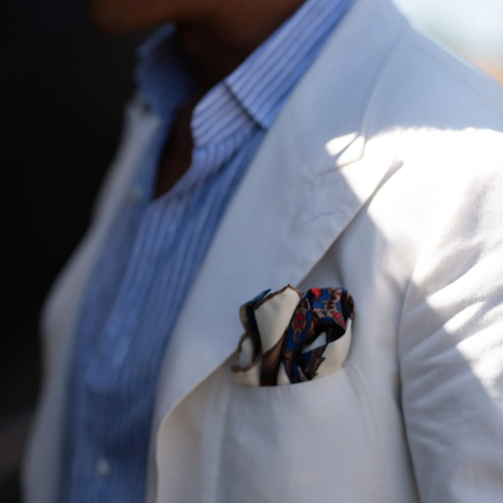 Vanilla Chianti Pocket Square