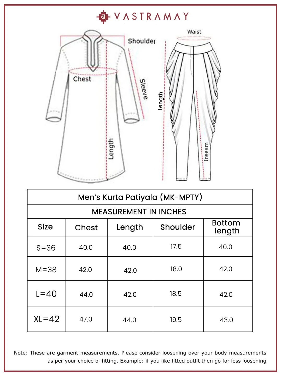 VASTRAMAY Men's Turquoise Silk Blend  Kurta Pyjama And Dupatta Set