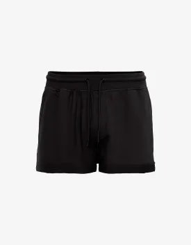 Women Organic Sweatshorts - Deep Black