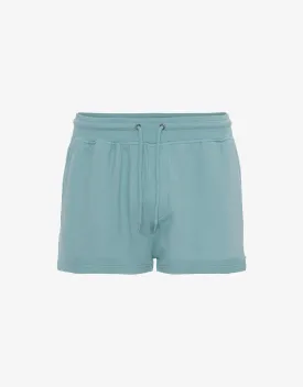 Women Organic Sweatshorts - Steel Blue