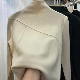 Women's Stylish Turtleneck Jumper with Unique Seam Details  | Ideal for Autumn/Winter