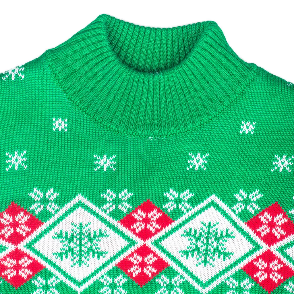 Women's Vintage-Inspired Ugly Christmas Sweater Dress by JulesRoche